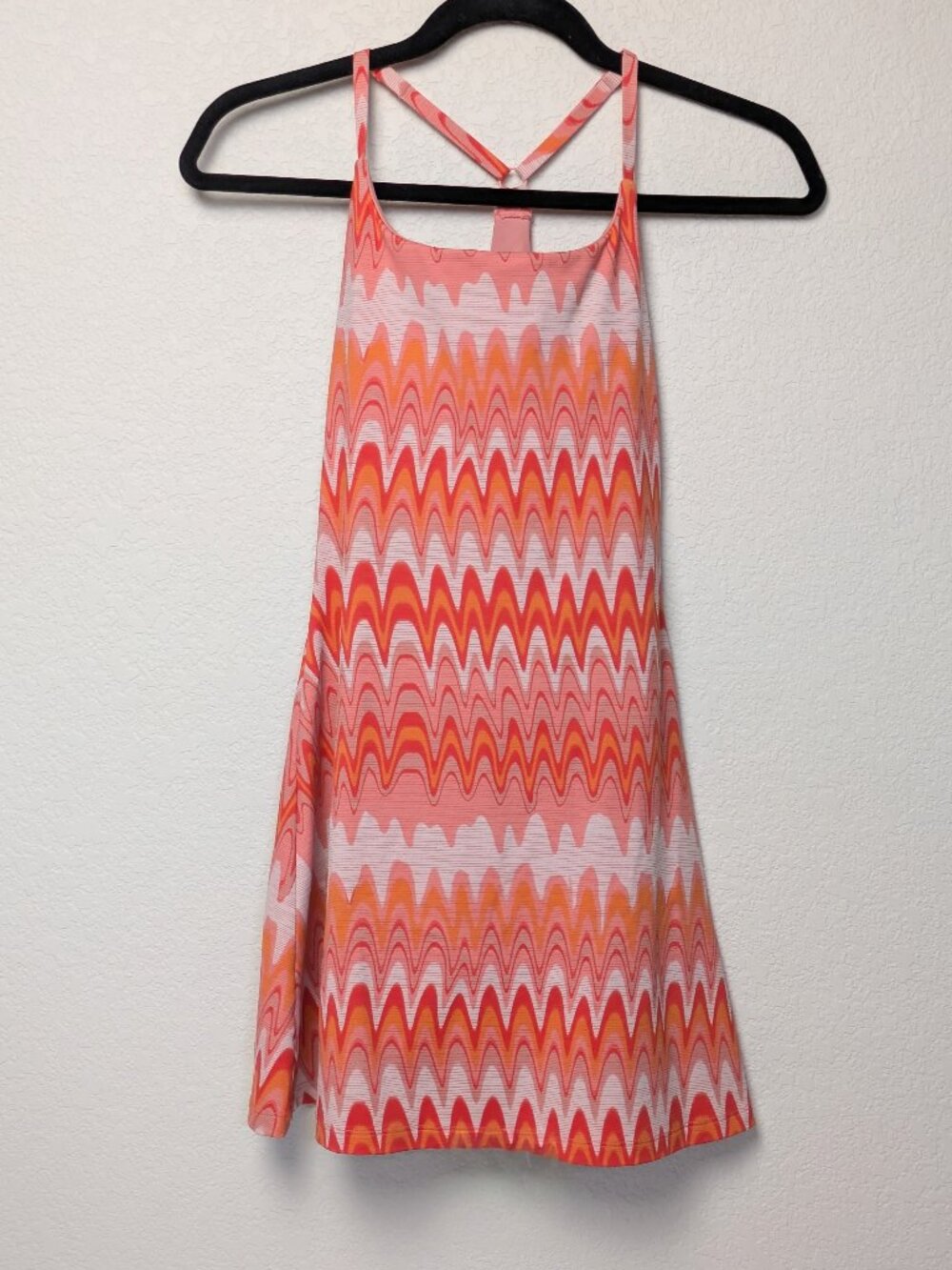 Outdoor Voices TechSweat Move Free Active Dress Grapefruit Helios Size S